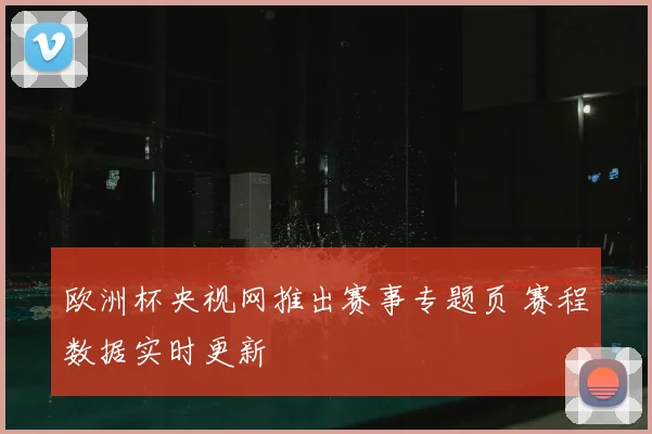 欧洲杯央视网推出赛事专题页 赛程数据实时更新